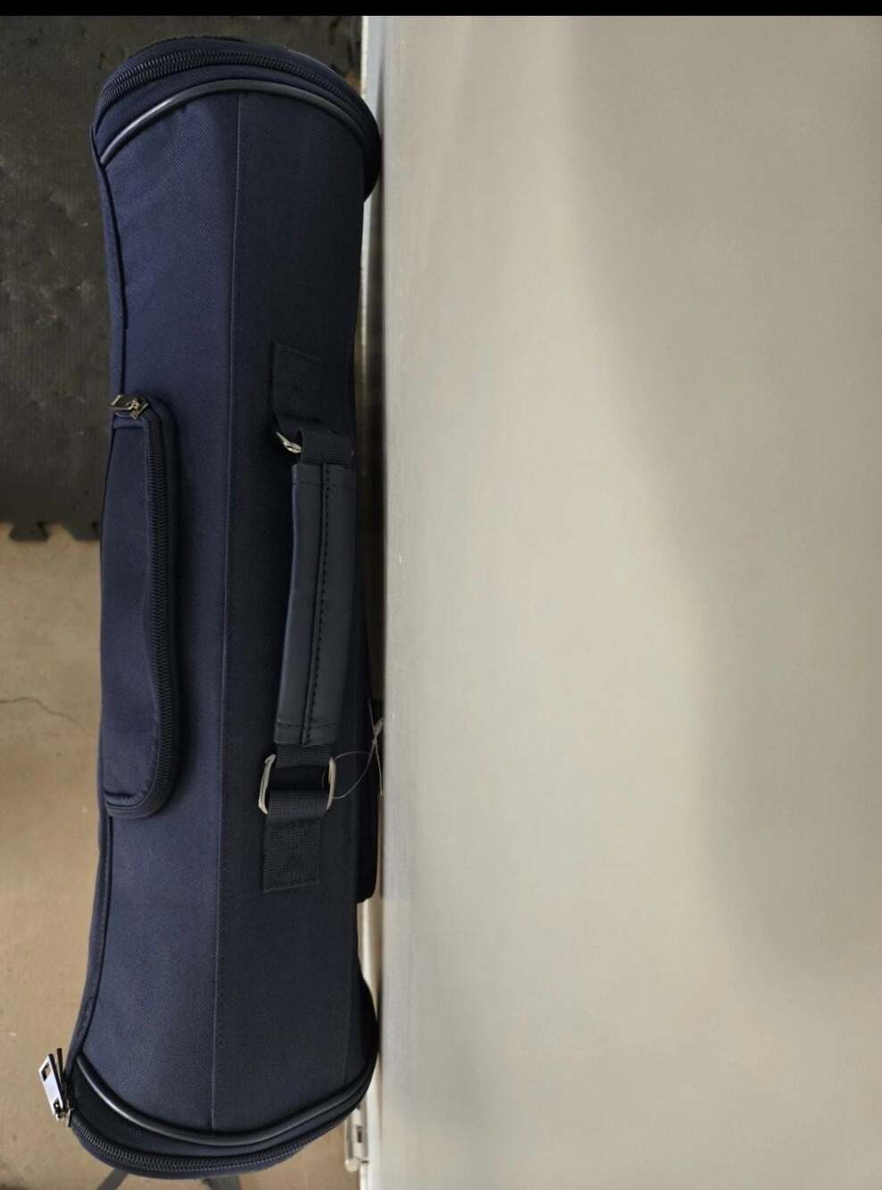 Pan Am Blue Rolling Garment Bag Carry-On Suitcase - Picture 3 of 5